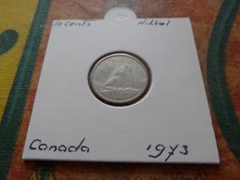 CANADA 10 Cents 1973