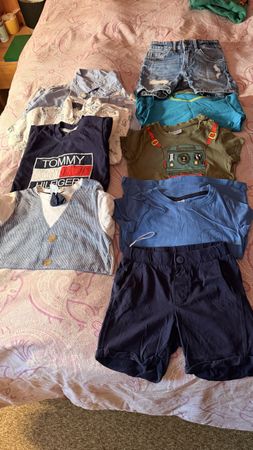 Kinder Sommerkleidung Set Jungen Gr. 92 - 8 Teile Tommy 