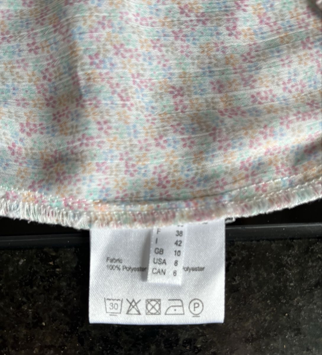 Blusen: MORE & MORE Bluse gemustert Grösse 38 neuwertig – Gebraucht aus Basel von Lila11 3