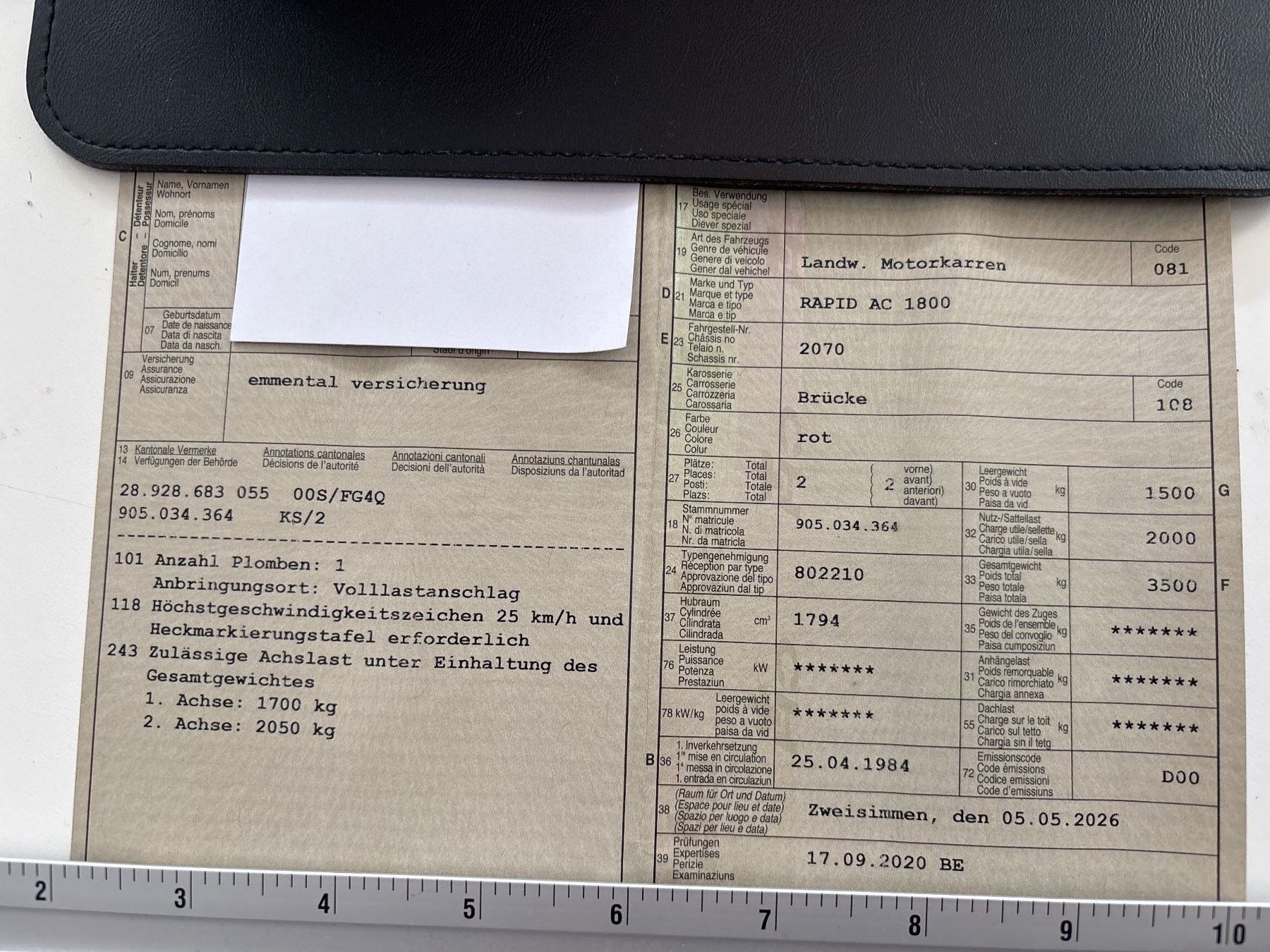 Rapid Traktoren: Rapid AC1800 – Gebraucht aus Boltigen von rubi1971ruth 8
