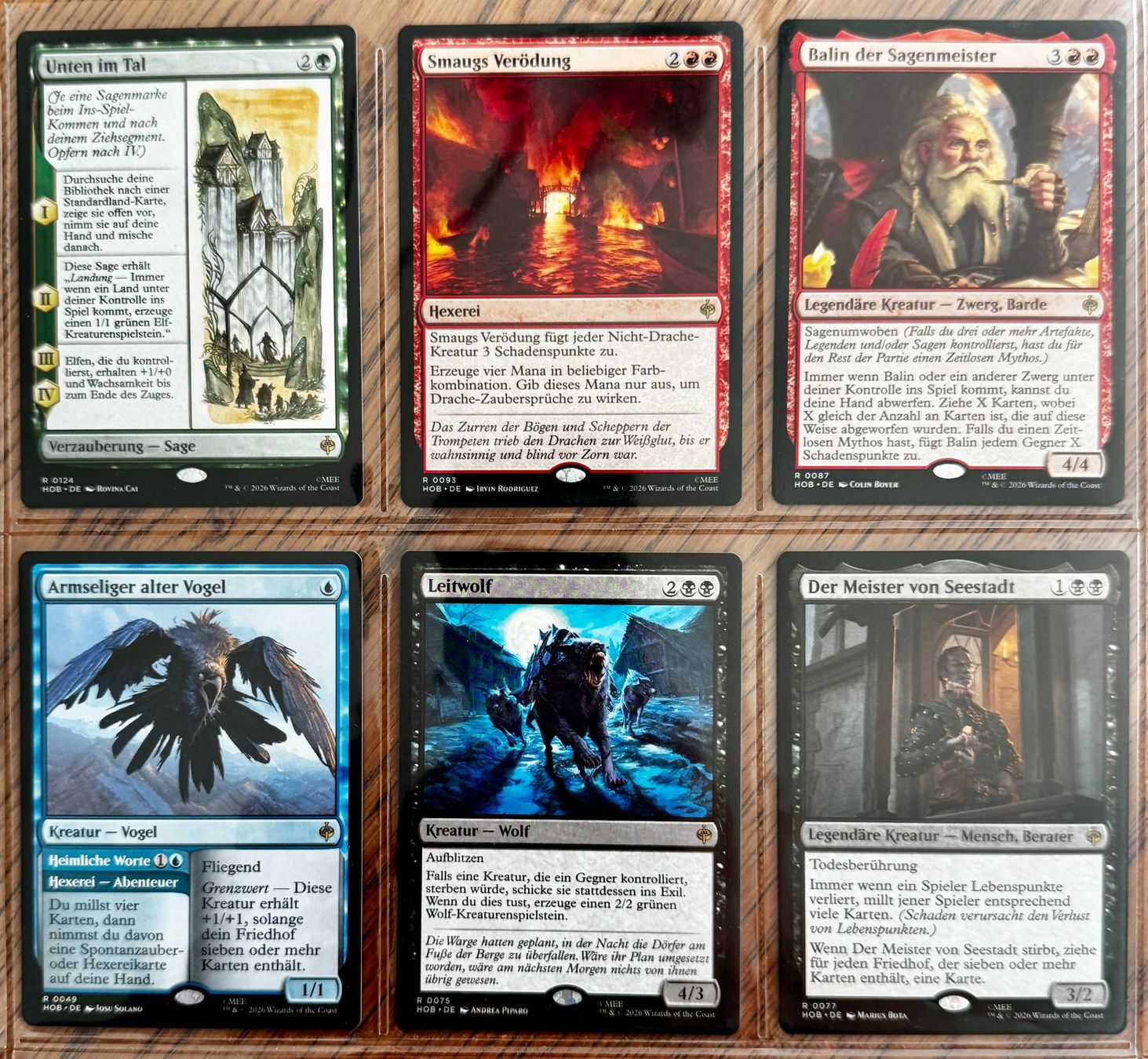 Magic The Gathering Carte collezionabili: 6 Rares The Hobbit NM D – Nuovo (secondo la descrizione) da Rechthalten venduto da hosme_be
