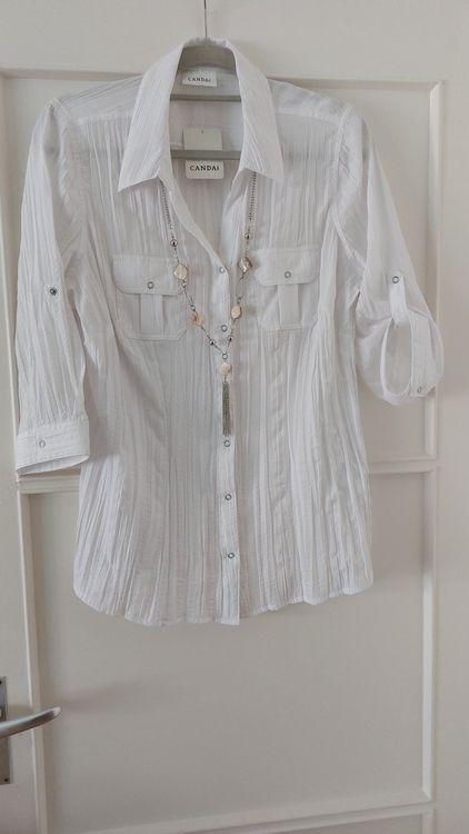Kingsland équitation Enfant Chemise De Concours Kingsland Manches Courtes Fille - Blanc élégant Chemise Blanche Enfant