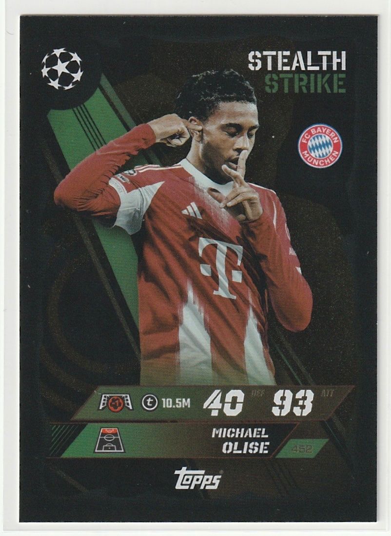 Topps Carte collezionabili: Topps Match Attax UCL 25/26 Michael Olise Stealth Strike – Nuovo (secondo la descrizione) da Biel/Bienne venduto da historian-198