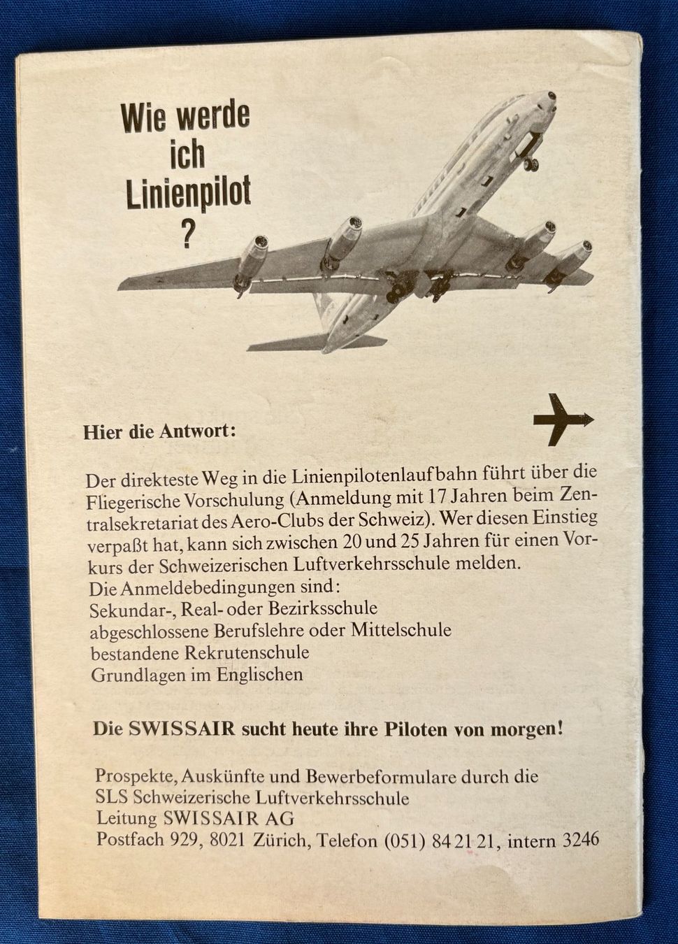 Riviste & Magazine: COCKPIT LUFTFAHRTZEITSCHRIFT VOM AUGUST 1965 – Usato da Ostermundigen venduto da wini63 6