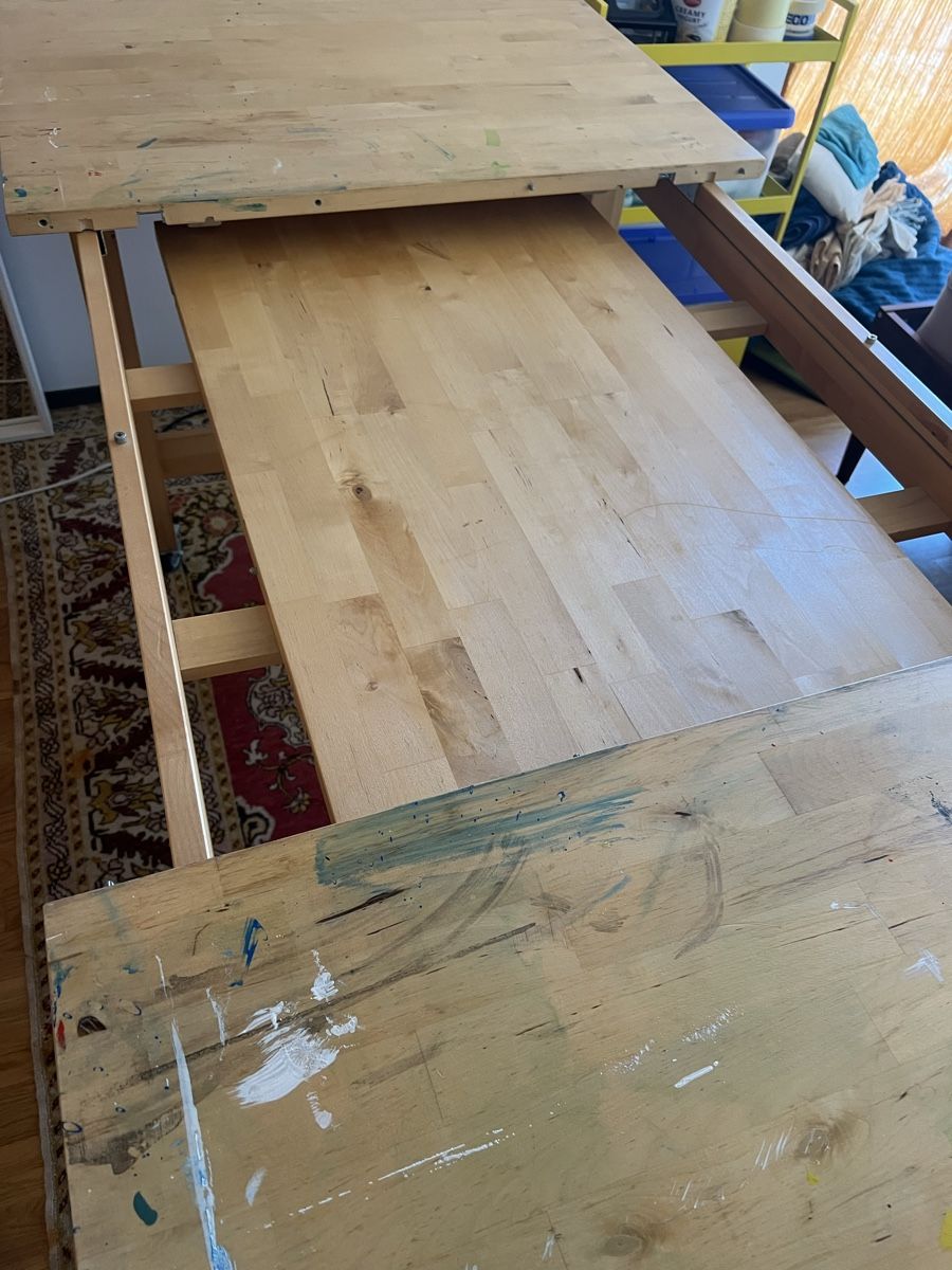 Tische: IKEA NORDEN table with wheels used condition – Gebraucht aus Wädenswil von puh_n8wy 3