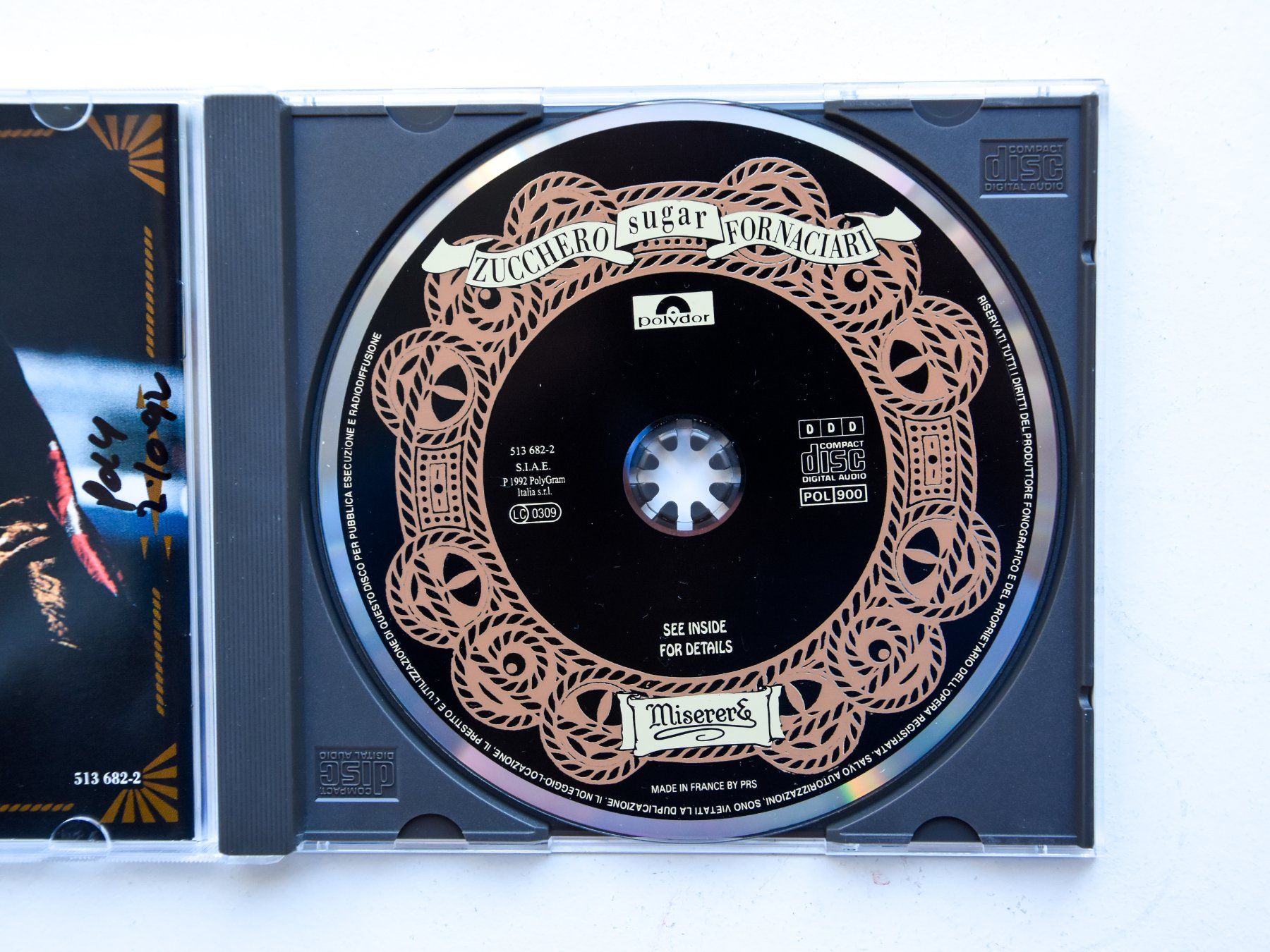 CD: Zucchero - Miserere – Usato da Belmont-sur-Yverdon venduto da ag97 1