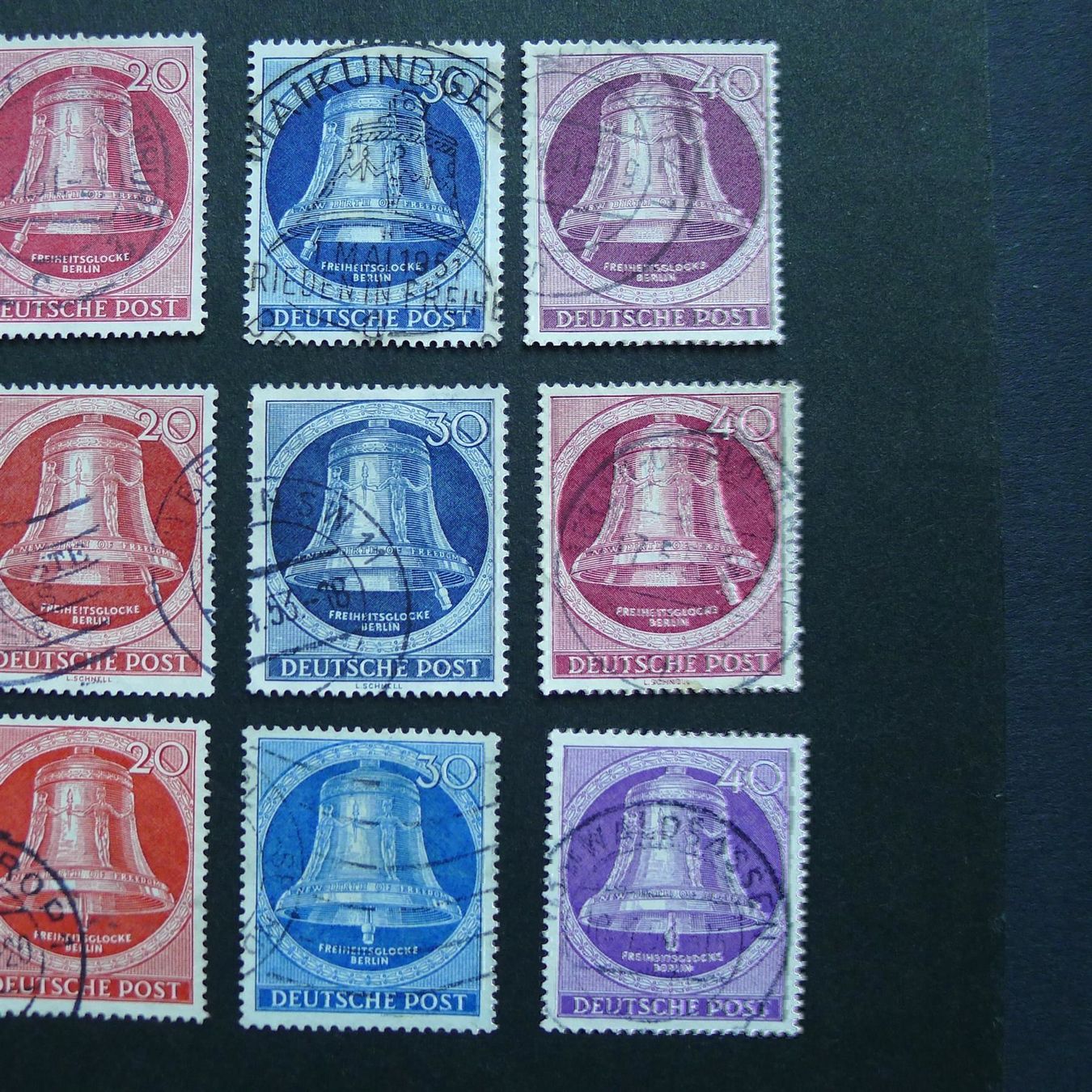 Tutti i francobolli: 1951-53 drei komplette Sätze – Usato da Dagmersellen venduto da wyss1982 2