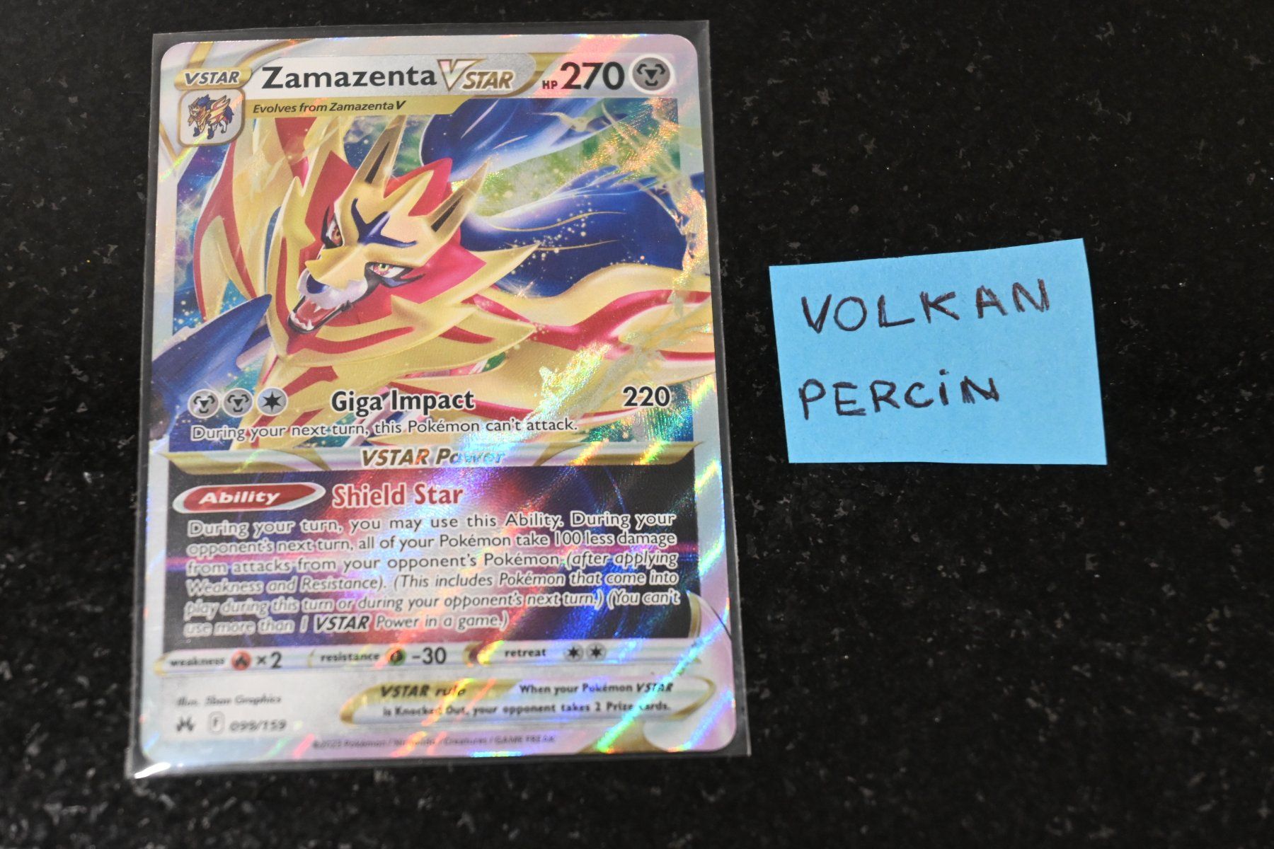 Pokémon Carte collezionabili: Zamazenta VSTAR #99 Pokemon Crown Zenith – Nuovo (secondo la descrizione) da Aigle venduto da PSAPOKEVOVO
