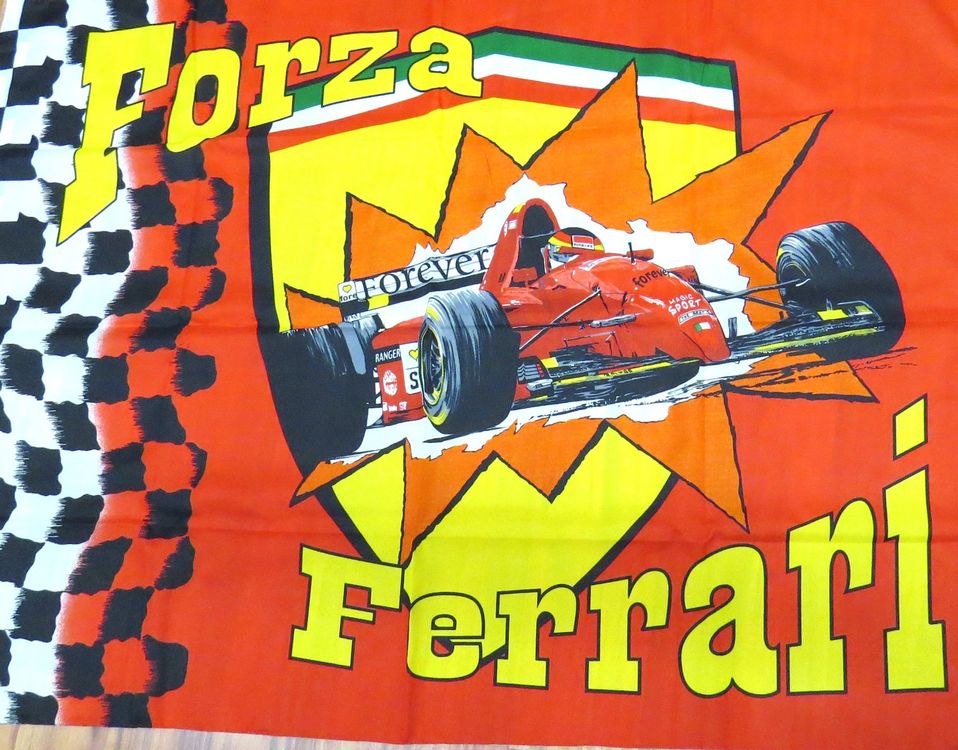 Ferrari Fahne Forza Ferrari (Neu (gemäss Beschreibung)) in Ettingen für ...