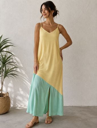 Neues Sommer Maxi Kleid mit Etikette