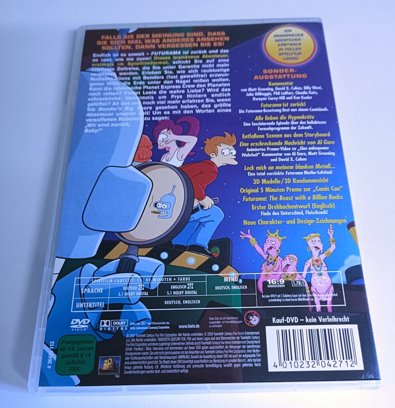 Alle DVDs: Futurama Benders Big Score – Gebraucht aus Köniz von Movieportal007 1
