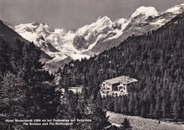 Hotel Morteratsch bei Pontresina mit Bellavista Piz Bernina