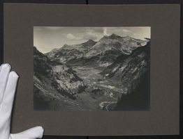 Fotografie Kandersteg, Talblick zum Ort 
