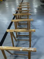 Holzböcke 8 Stück, klappbar gebraucht, guter Zustand