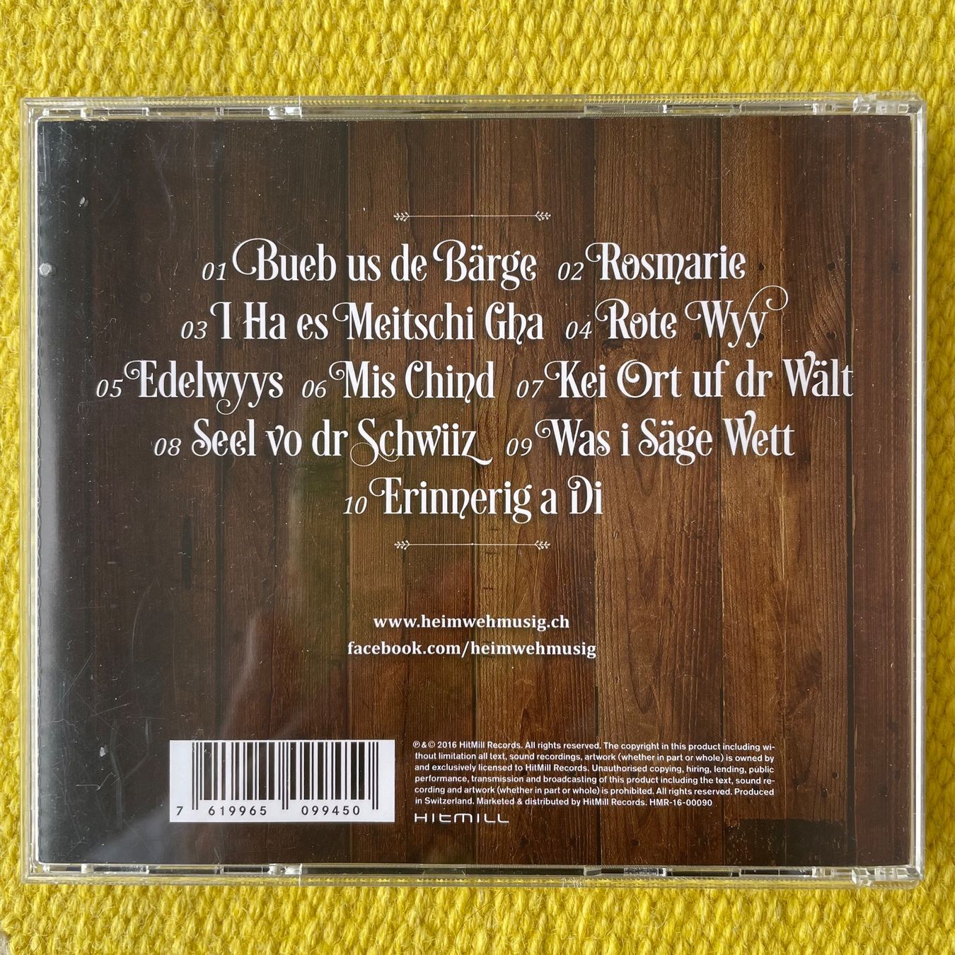 CDs: HEIMWEH-HEIMWEH – D'occasion à Rorschacherberg par CD-Roli 1