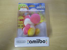 amiibo Yoshi's Woolly World Pink Yarn Yoshi Neuware Nintend