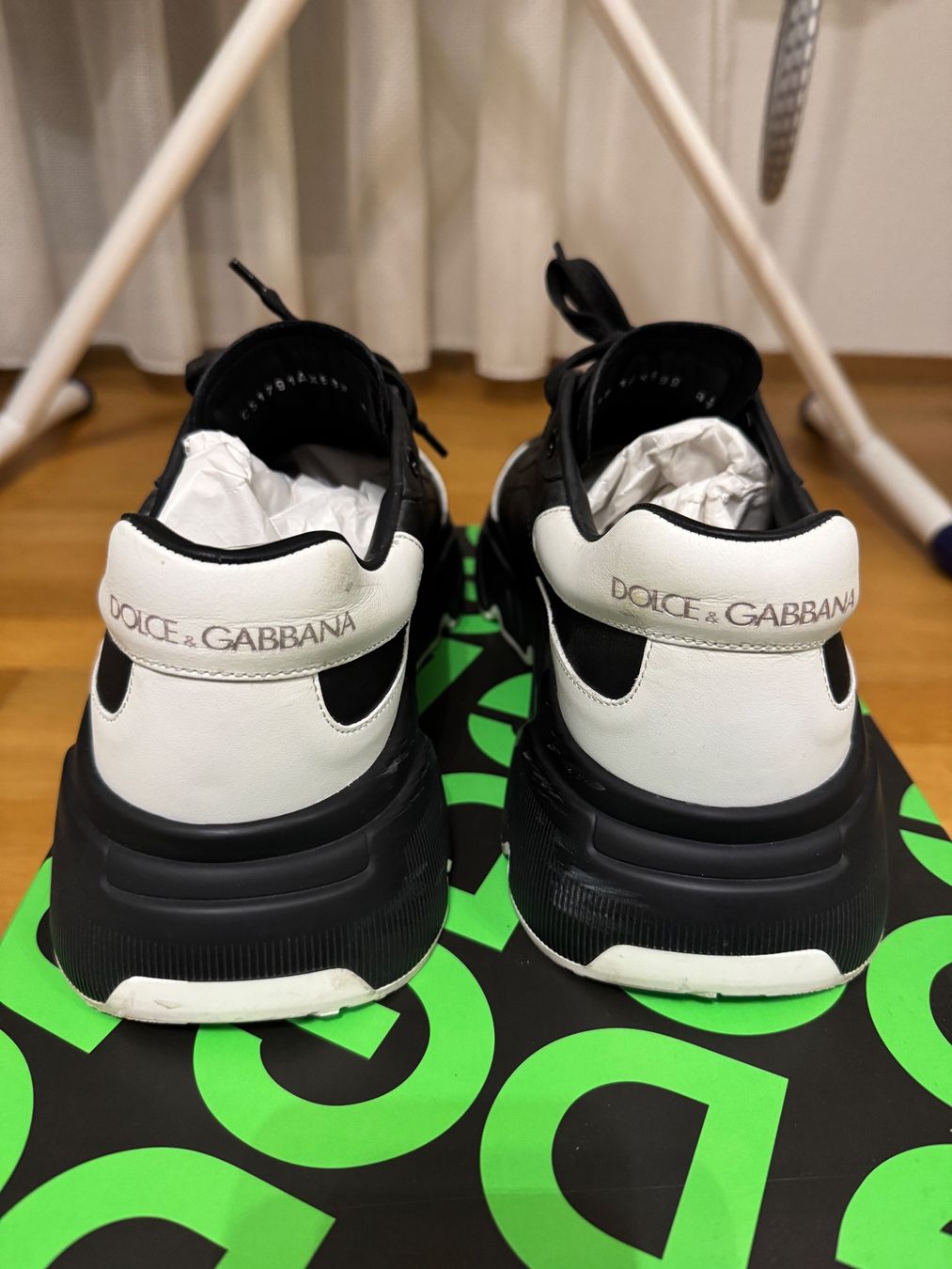 Dolce & Gabbana Scarpe da uomo: Dolce & Gabbana Sneaker Daymaster, Schwarz/Weiss, Gr. 44 – Nuovo e nell'imballaggio originale da Brugg AG venduto da Coni1989 5