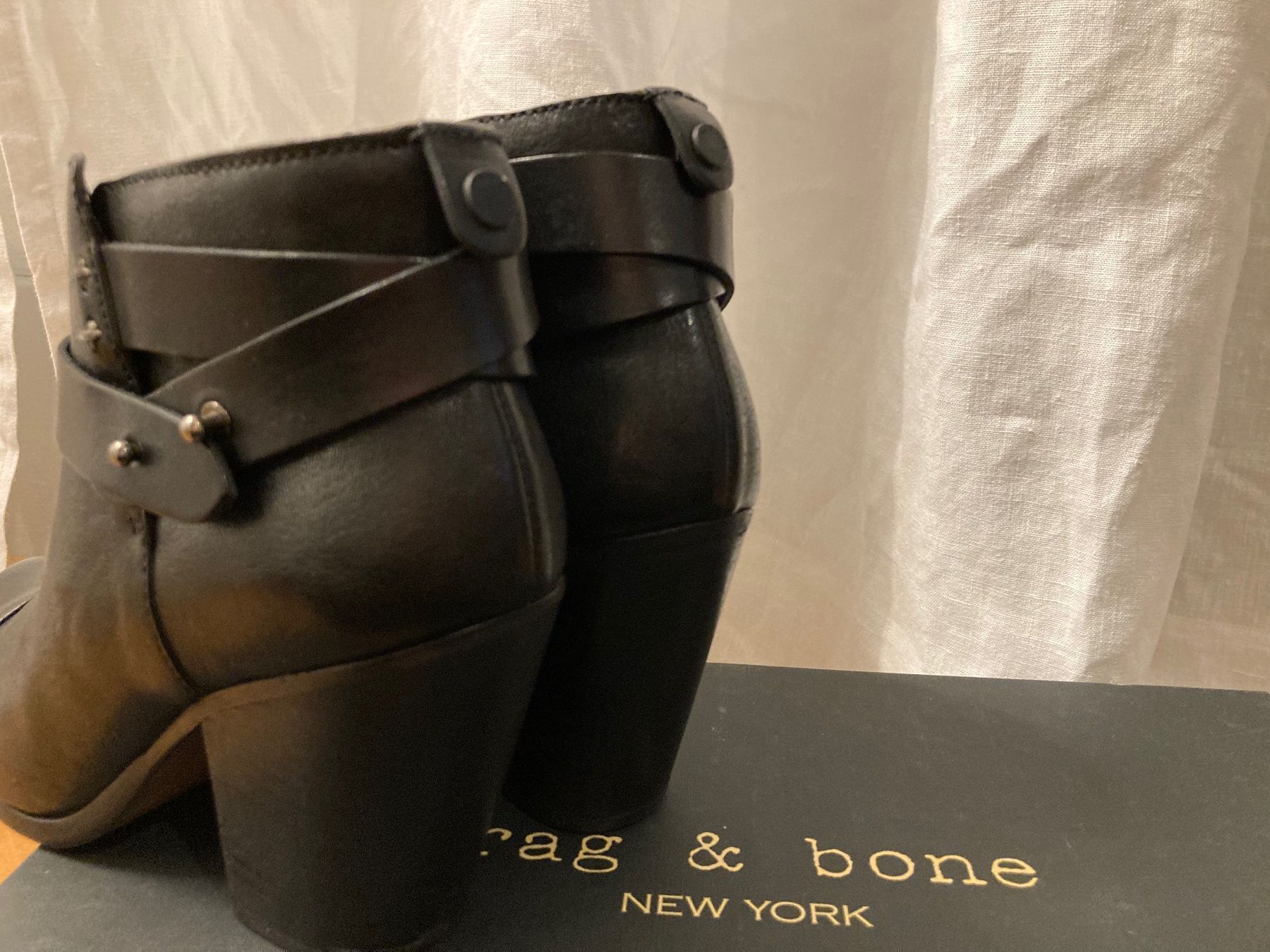 Scarpe da donna: RAG & BONE - Stiefeletten Ankleboots - Leder - schwarz – Usato da Bern venduto da Leppi2 3