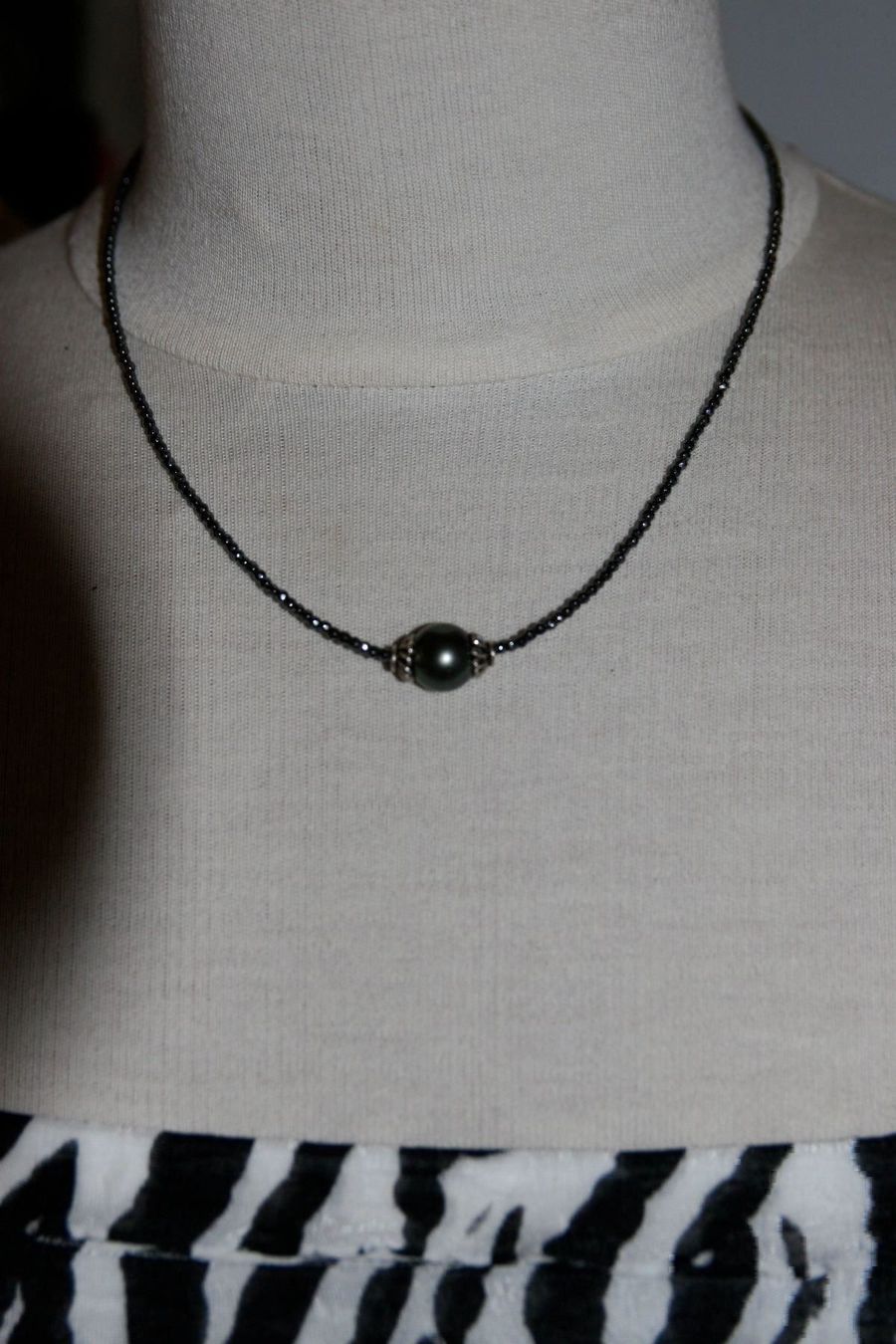 Catenine: Tahitiperle/Hämatit /Silber – Nuovo e nell'imballaggio originale da Fislisbach venduto da lorgli