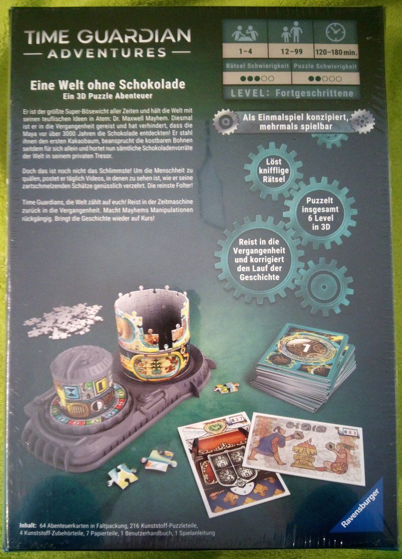 Ravensburger Puzzle: Ravensburger 3D Puzzle Abenteuer Time Guardian – Nuovo e nell'imballaggio originale da Werdenberg venduto da EXA-Secondhand 1