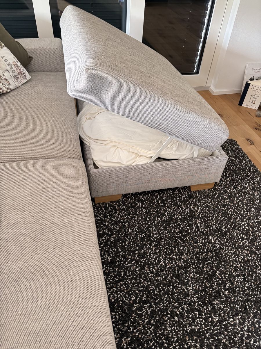 Sofas: Sofa mit Stauraum - hellgrau – Gebraucht aus Lufingen von Magnolia06 4