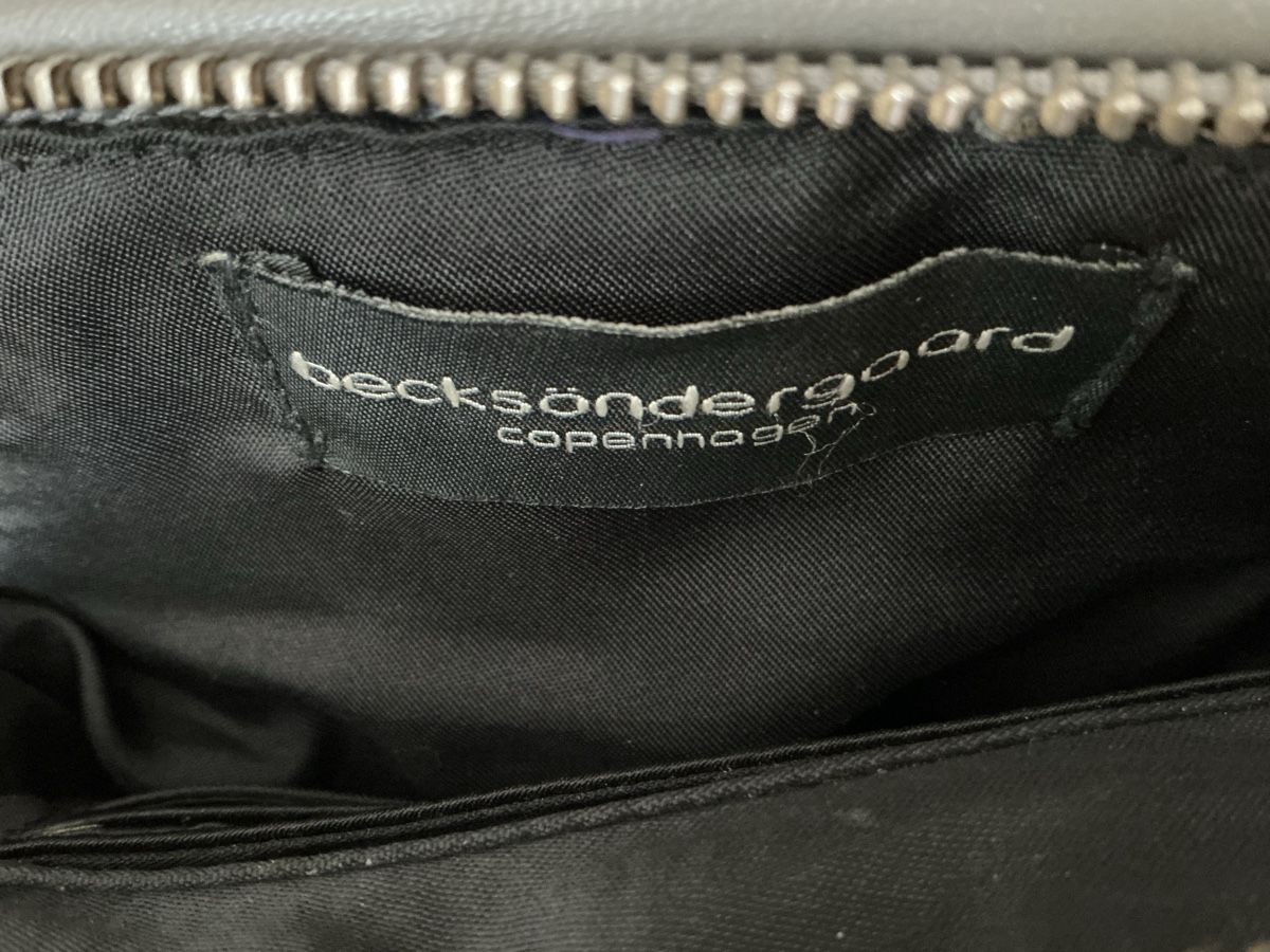 Becksöndergaard Borse da donna: Becksöndergaard Copenhagen Ledertasche Grau Umhängetasche – Usato da Zürich venduto da glueck9 4