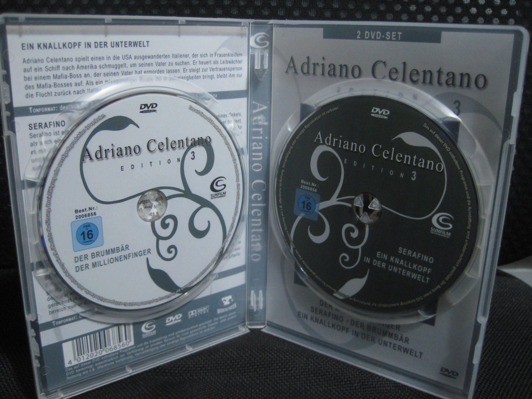 Tutti i DVDs: Adriano Celentano Edition DVD 2 Disc -Set 4 Spielfilme – Usato da Gossau SG venduto da Noryflory 2