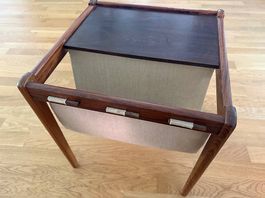 Kai Kristiansen Beistelltisch aus Palisander, Dänemark, 60er