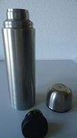 Isolierflasche Edelstahl, guter Zustand, 1Liter