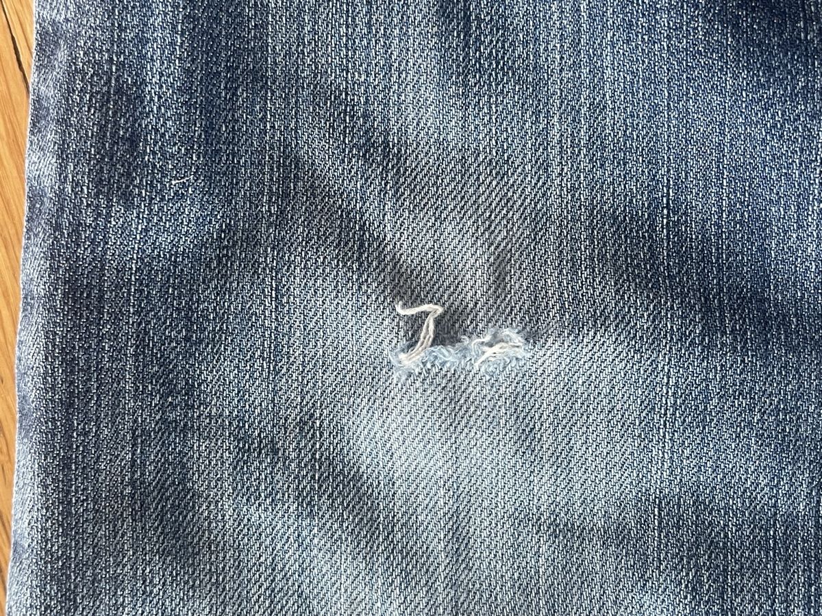 Pantaloni: Jeans, Gr. 32/34, hellblau, Sommer-Look, bequem – Usato da Obernau venduto da Andypsilon70 2