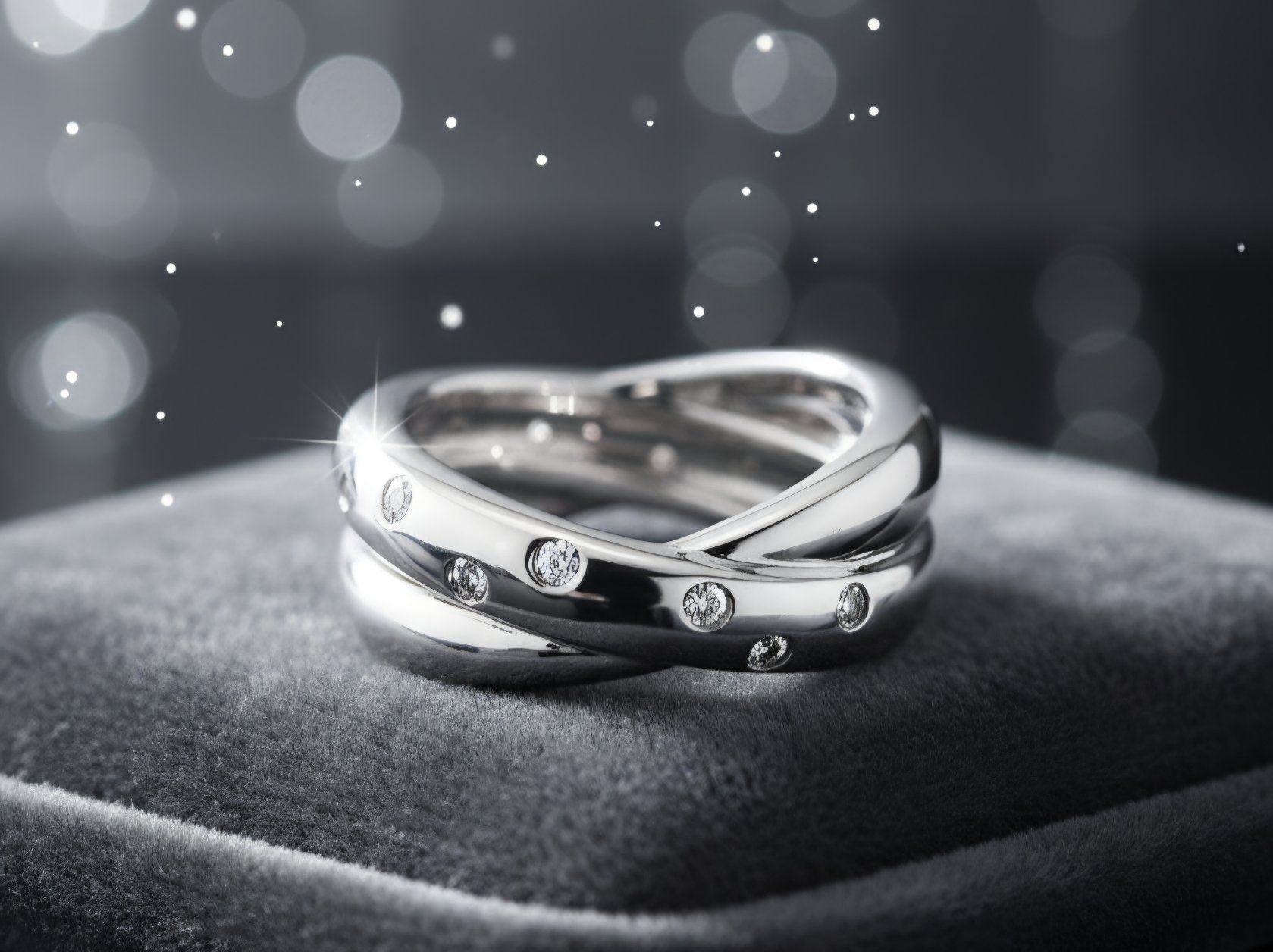 Anelli: Trinity Silberring (925) mit Zirkonia – Nuovo e nell'imballaggio originale da Uetikon am See venduto da Coralreef