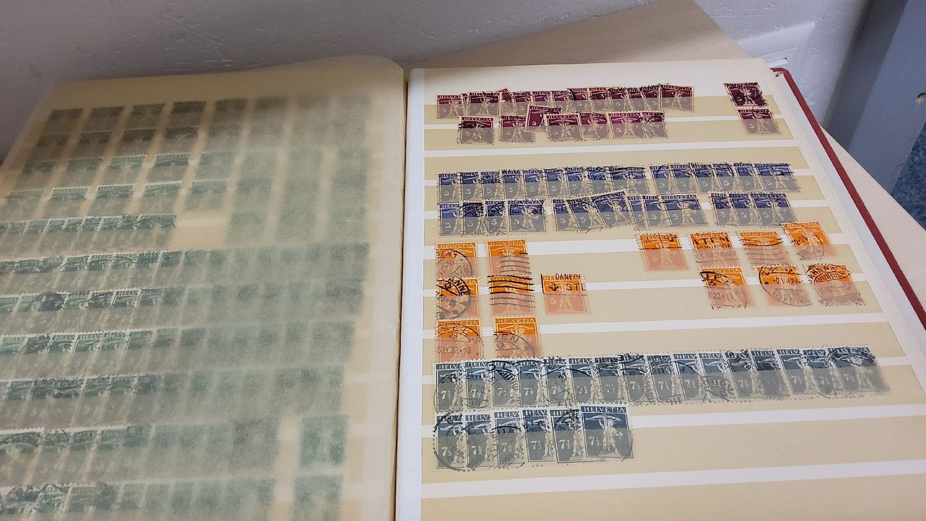 Tutti i francobolli: Alte Briefmarken Sammlung - Guter Zustand - Schweizer Werte  – Usato da Herisau venduto da Nluanalucas 6
