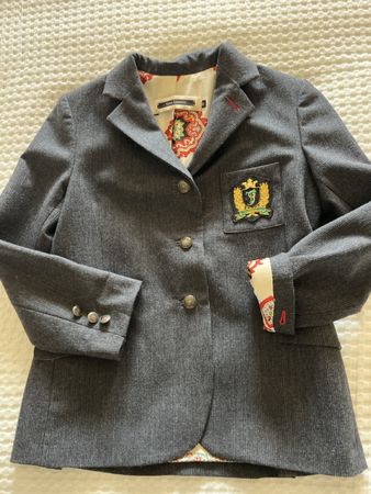 Veste Tara Jarmon grise, laine, taille 36 - super état!