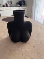 Vase schwarz Höhe 21cm