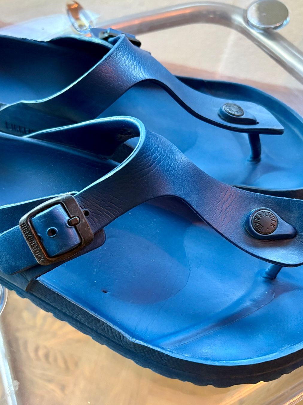 Birkenstock Herrenschuhe: Birkenstock Blau – Gebraucht aus Gravesano von ric_dime