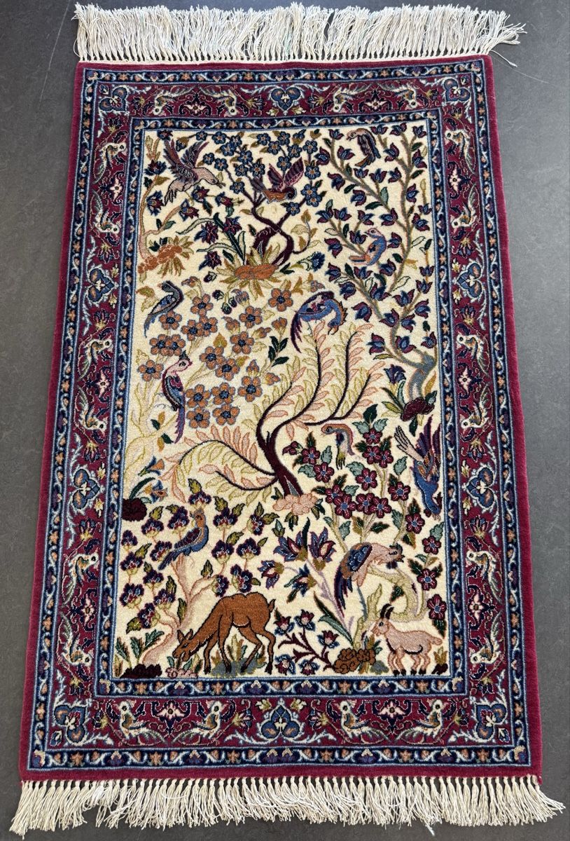 Tappeti: Echter Perserteppich Isfahan mit Seide – Usato da Liestal venduto da galerie_nategh