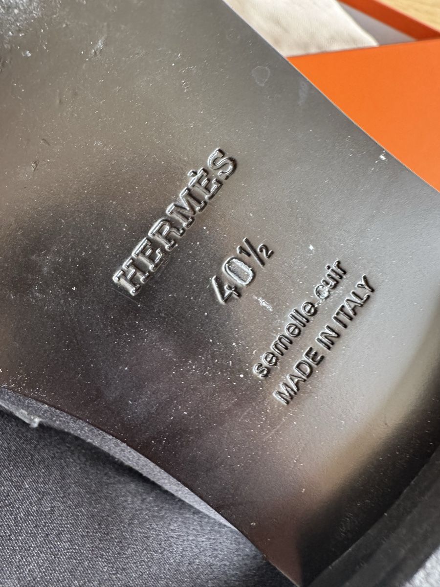 Hermès Scarpe da donna: Hermès Loafers - Black, Size 40.5 - Iconic – Nuovo (secondo la descrizione) da Zürich venduto da kvsm_75 4