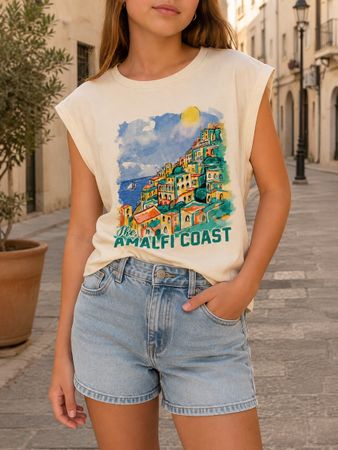 DÉBARDEUR ENFANT IMPRIMÉ AMALFI