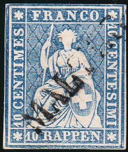 Tous les timbres: 23 C Stabstempel Malters, vollrandig – D'occasion à Basel par Bingis