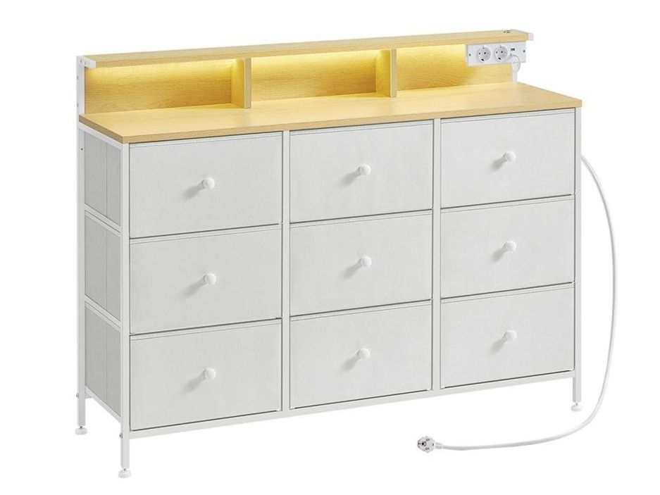 Cassettiere: Kommode mit Stoffschubladen MDF Front Flur VINTAVO – Nuovo e nell'imballaggio originale da Lachen SZ venduto da MAMORU-MOEBEL