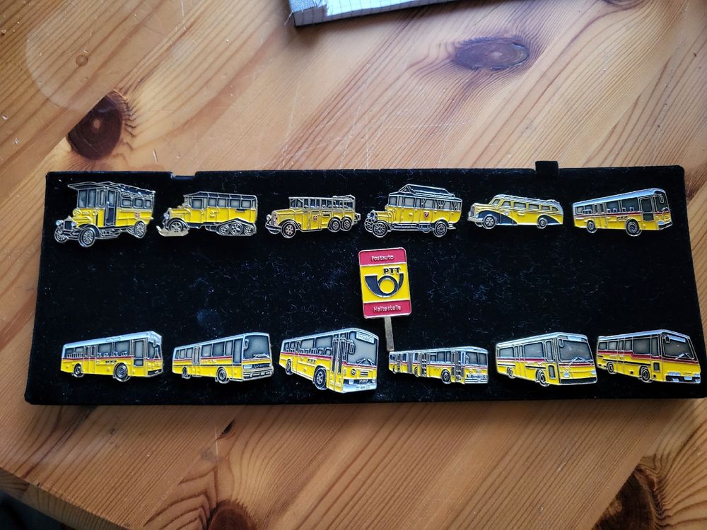 Postauto Pin Sammlung (Gebraucht) in Welschenrohr für CHF 35 – mit ...