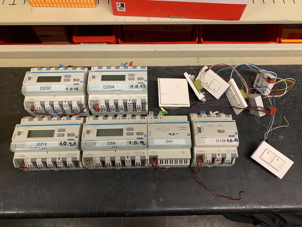 Module KNX TEBIS TX302 De Hager - Pour Domotique, Installation électrique, D'occasion