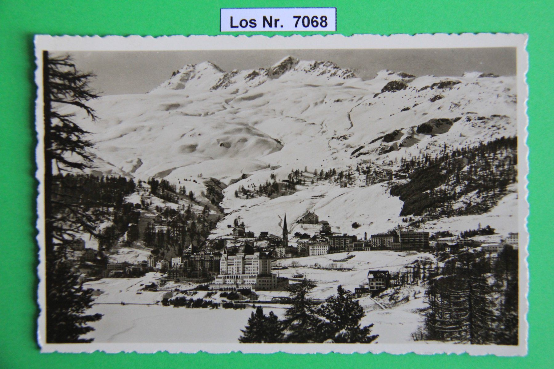 Cartoline postali: CH Ansichtskarte St. Moritz 30iger Jahre            Los 7068 – Usato da Volken venduto da jukon65