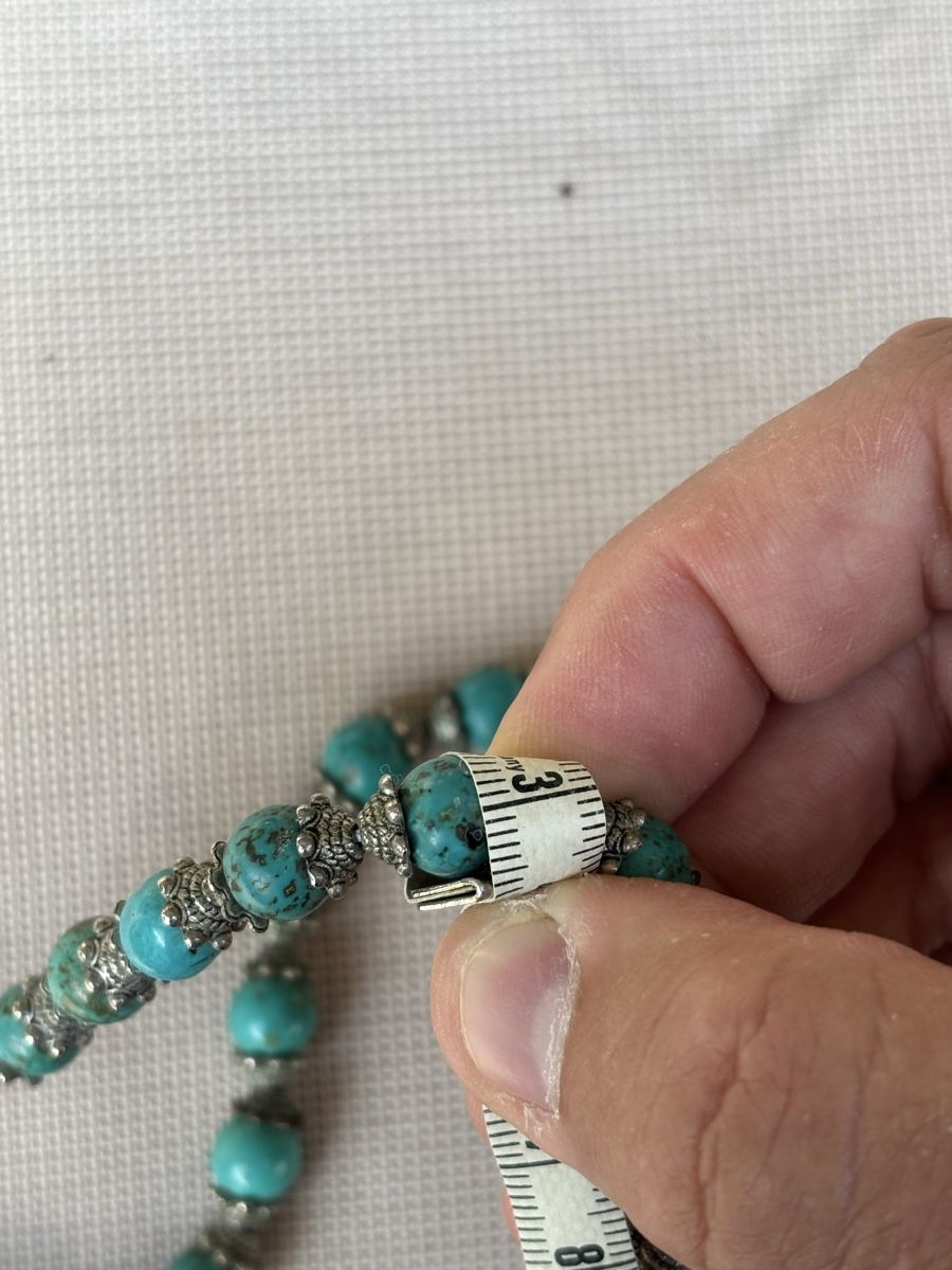 Catenine: Türkis Kette im Tibet Design – Usato da Brütten venduto da Swerman1984 7