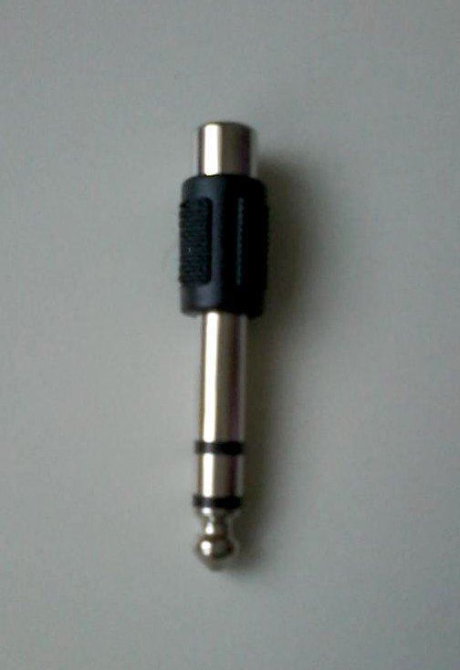 Adattatori: Adapter Cinch / Klinke 6,3 mm stereo – Nuovo (secondo la descrizione) da Basel venduto da SchoenesWetter