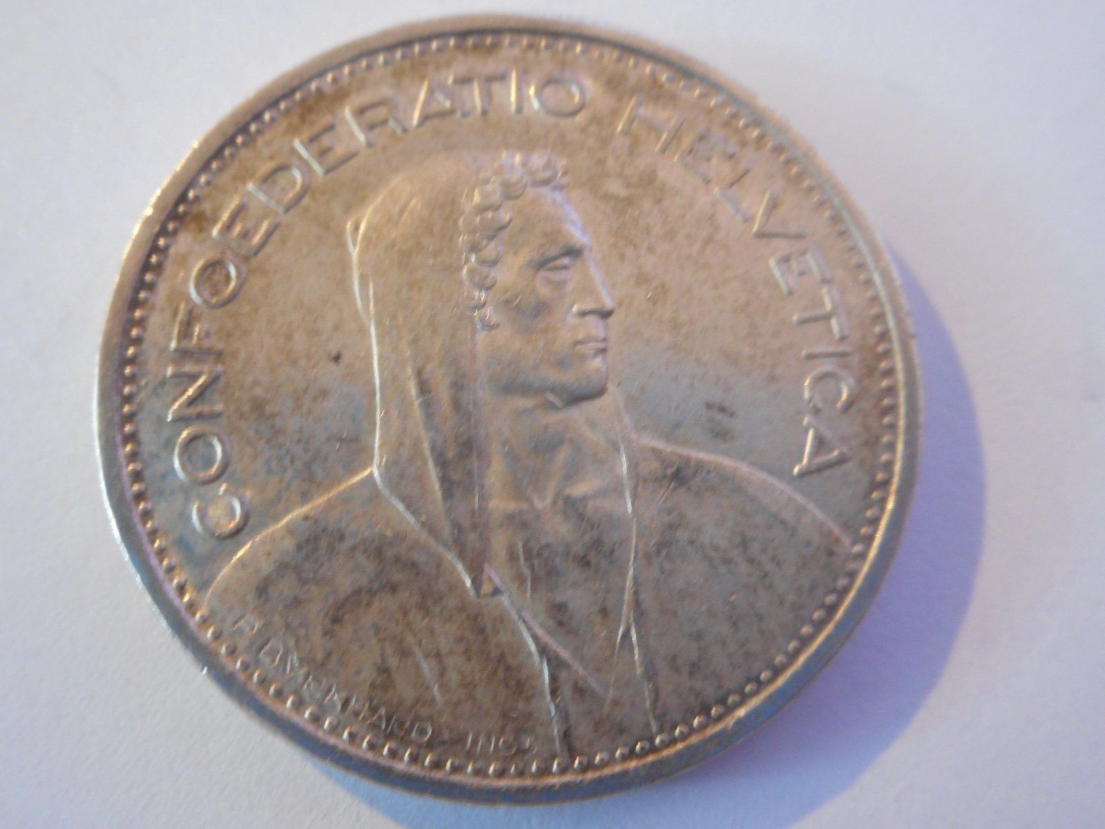 Tutti le monete: 5 Fr. 1952 silber – Usato da Kriegstetten venduto da pizlad2010 3