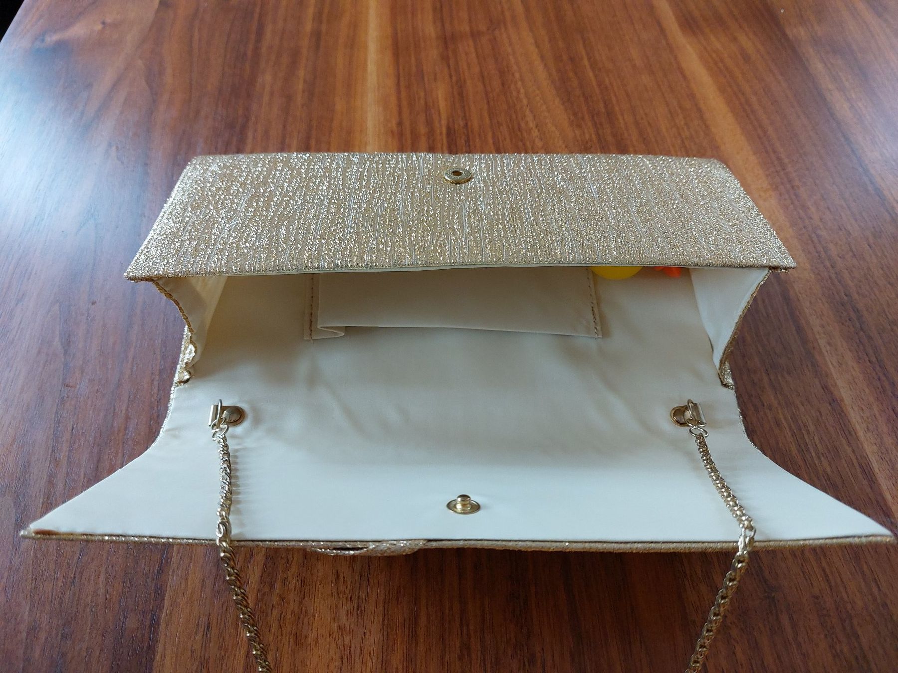 Borse da donna: Damen Handtasche in Goldlook – Usato da Meilen venduto da dudel01 1