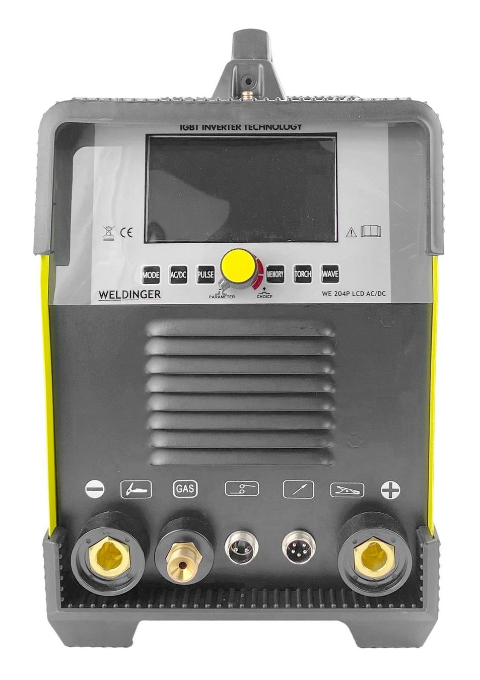 Saldatori: WELDINGER WE 204P AC/DC LCD WIG-Inverter – Nuovo e nell'imballaggio originale da Bottighofen venduto da zaap 3