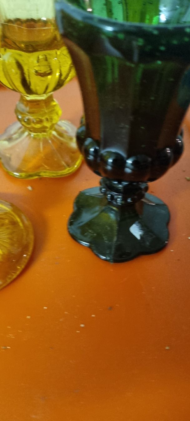 Bicchieri: 4 schöne Vintage Gläser, farbig – Usato da Basel venduto da Jcva 5