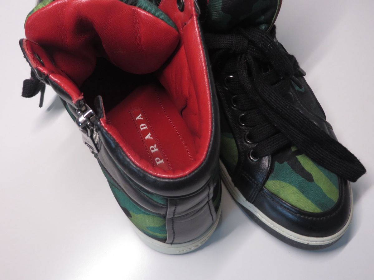Prada Scarpe da uomo: Prada Camouflage High-Top Sneakers Size 37 – Nuovo (secondo la descrizione) da Stilli venduto da amy_k5jv 3